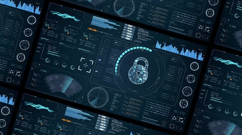 AI cybersecurity threat concept